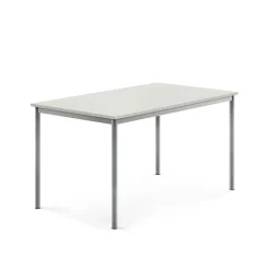 Pöytä BORÅS Korkeapainelaminaatti HPL, 1400x800x720 mm, harmaa, hopeanharmaa