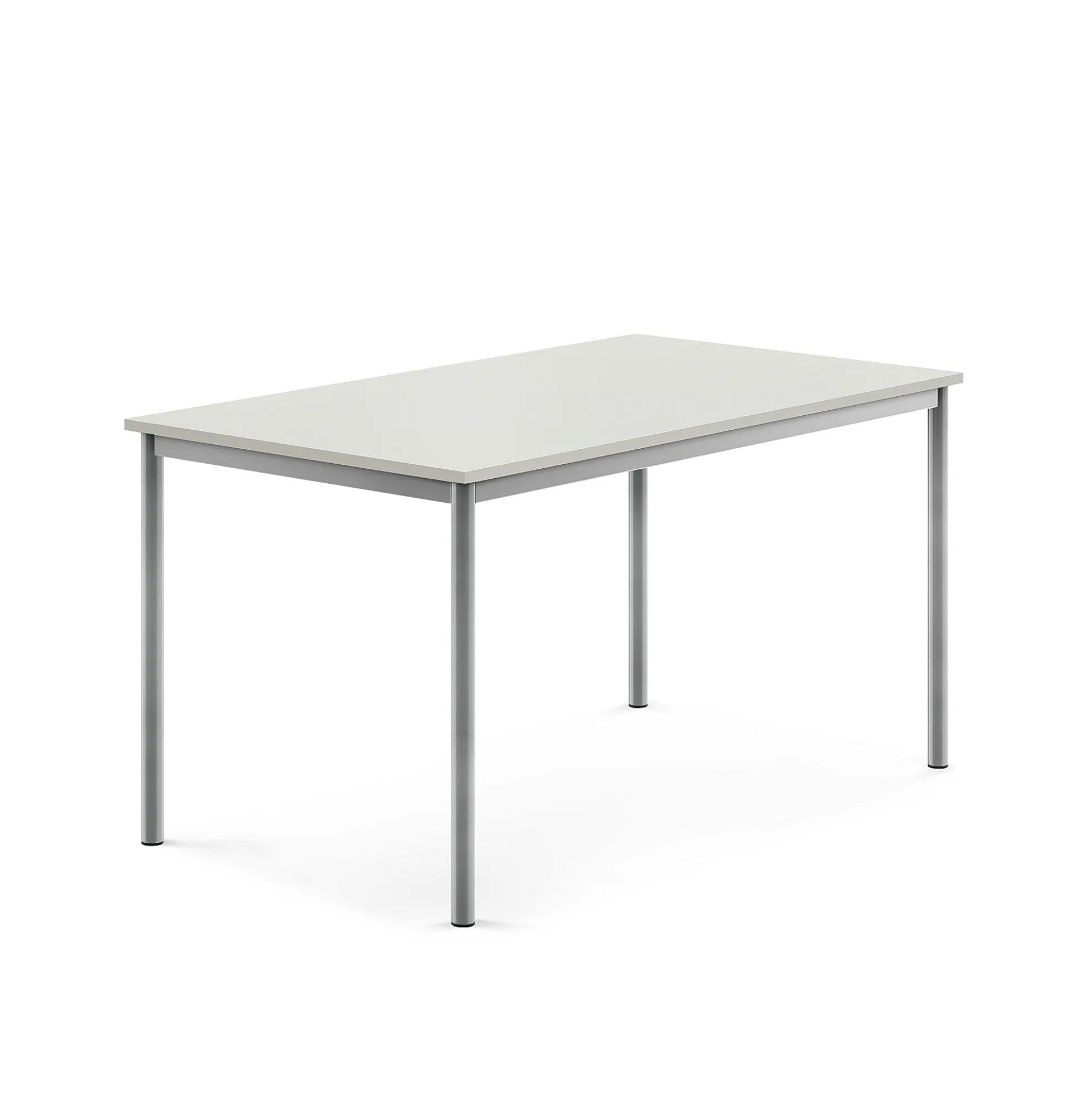Pöytä BORÅS Korkeapainelaminaatti HPL, 1400x800x720 mm, harmaa, hopeanharmaa