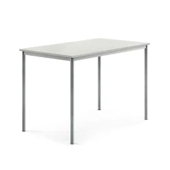 Pöytä BORÅS Korkeapainelaminaatti HPL, 1400x800x900 mm, harmaa, hopeanharmaa