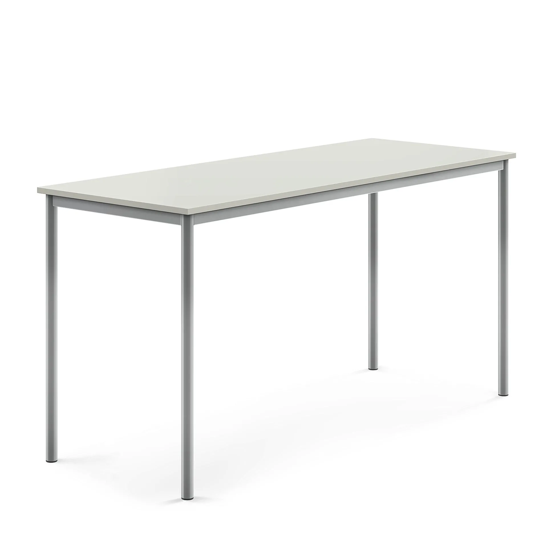 Pöytä BORÅS Korkeapainelaminaatti HPL, 1800x700x900 mm, harmaa, hopeanharmaa