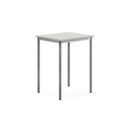 Pöytä BORÅS Korkeapainelaminaatti HPL, 700x600x900 mm, harmaa, hopeanharmaa