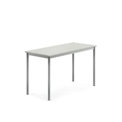 Pöytä BORÅS Korkeapainelaminaatti HPL, 1200x600x720 mm, harmaa, hopeanharmaa