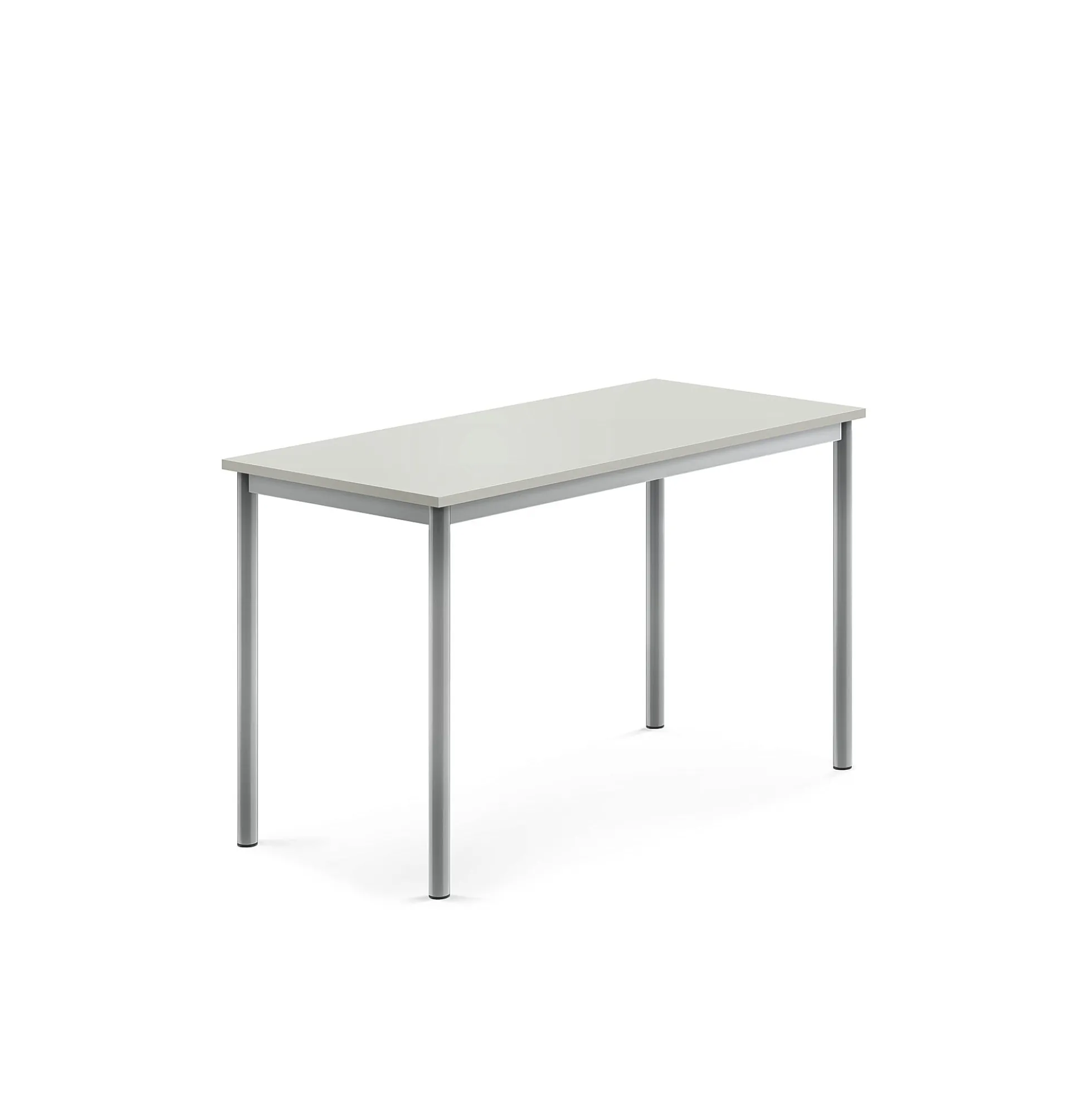 Pöytä BORÅS Korkeapainelaminaatti HPL, 1200x600x720 mm, harmaa, hopeanharmaa