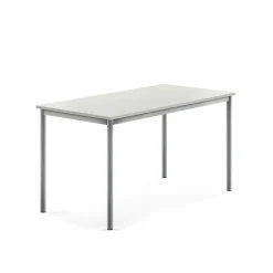 Pöytä BORÅS Korkeapainelaminaatti HPL, 1400x700x720 mm, harmaa, hopeanharmaa
