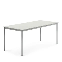 Pöytä BORÅS Korkeapainelaminaatti HPL, 1800x800x720 mm, harmaa, hopeanharmaa
