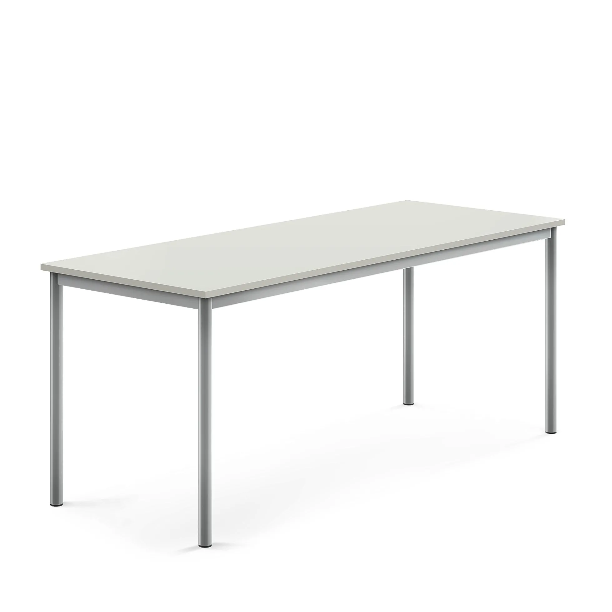 Pöytä BORÅS Korkeapainelaminaatti HPL, 1800x700x720 mm, harmaa, hopeanharmaa