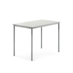 Pöytä BORÅS Korkeapainelaminaatti HPL, 1200x800x900 mm, harmaa, hopeanharmaa