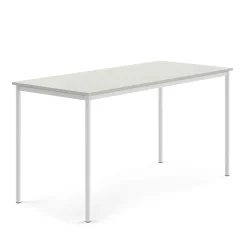 Pöytä BORÅS Korkeapainelaminaatti HPL, 1800x800x900 mm, harmaa, valkoinen