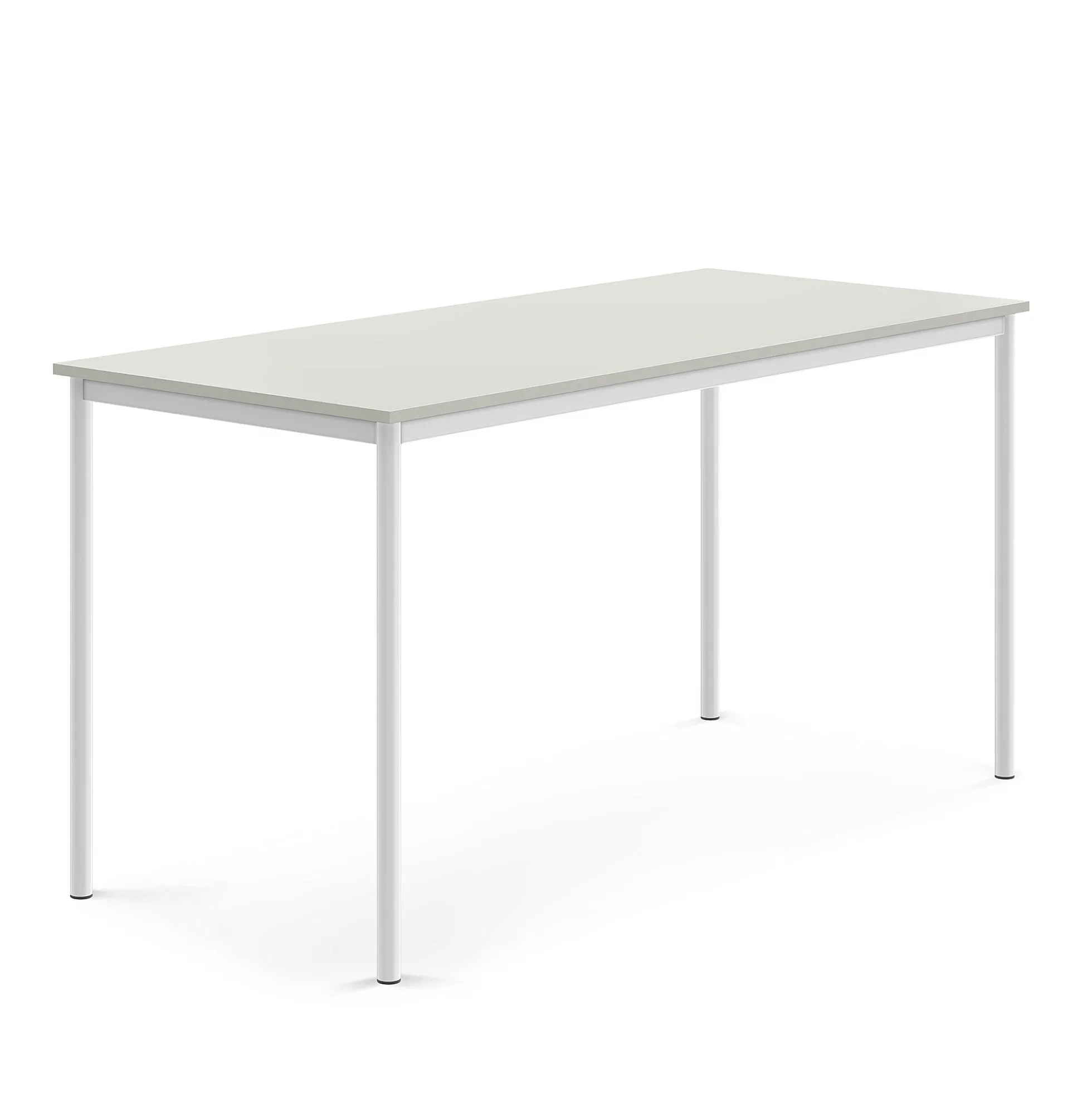 Pöytä BORÅS Korkeapainelaminaatti HPL, 1800x800x900 mm, harmaa, valkoinen