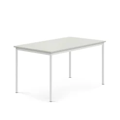 Pöytä BORÅS Korkeapainelaminaatti HPL, 1400x800x720 mm, harmaa, valkoinen