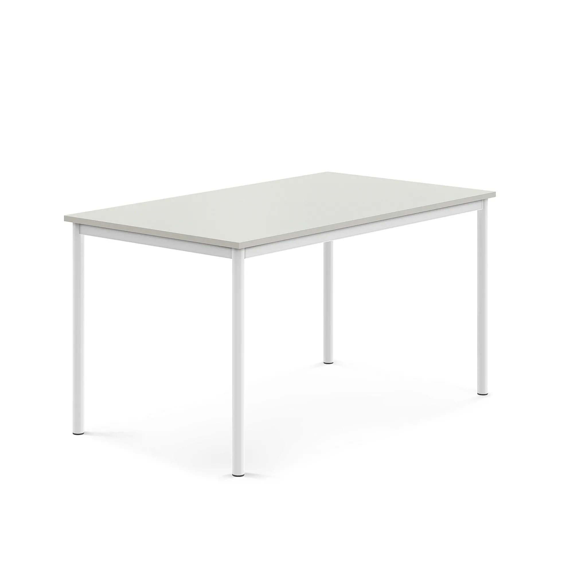 Pöytä BORÅS Korkeapainelaminaatti HPL, 1400x800x720 mm, harmaa, valkoinen