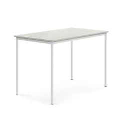Pöytä BORÅS Korkeapainelaminaatti HPL, 1400x800x900 mm, harmaa, valkoinen