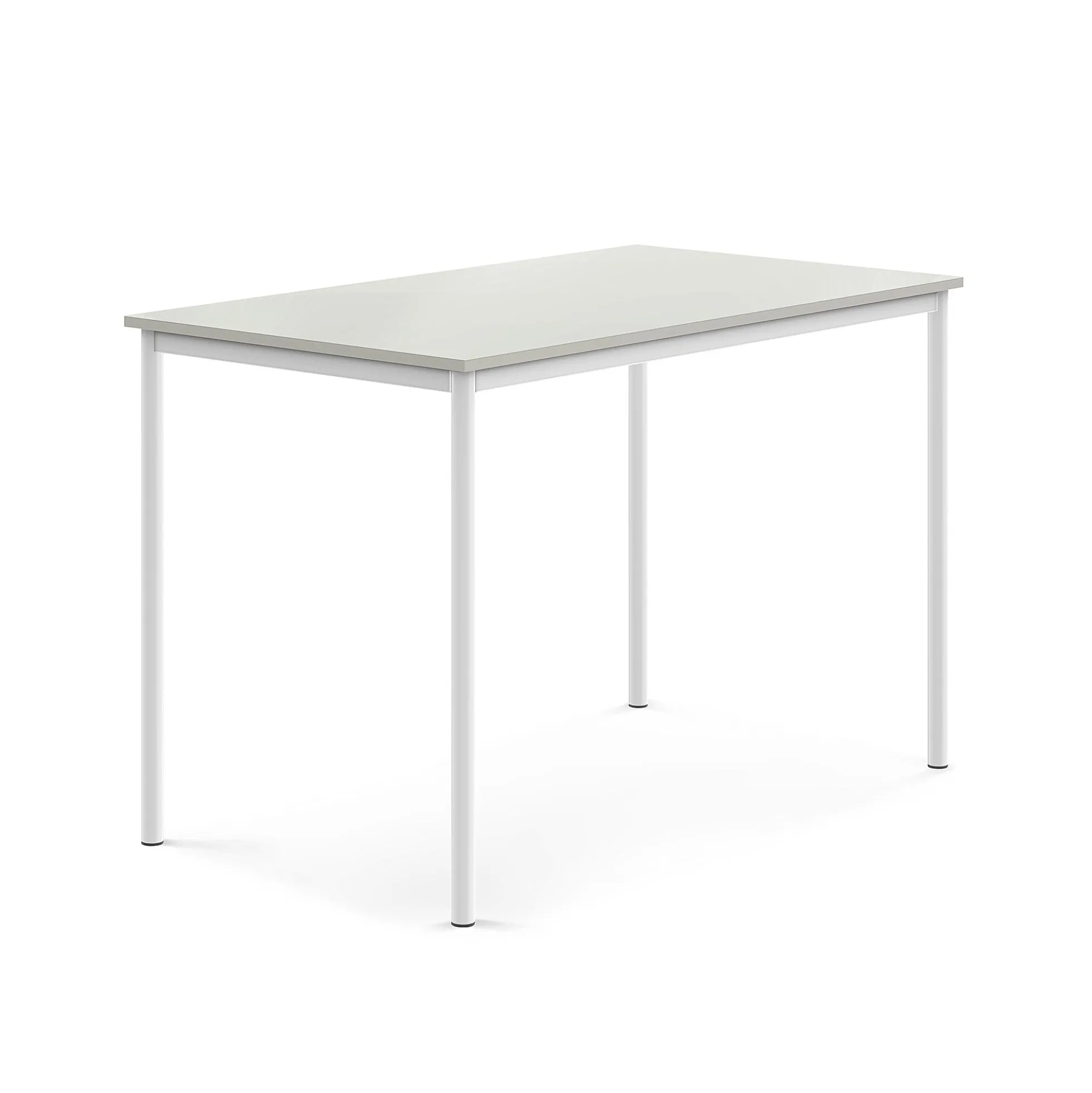 Pöytä BORÅS Korkeapainelaminaatti HPL, 1400x800x900 mm, harmaa, valkoinen