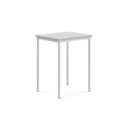 Pöytä BORÅS Korkeapainelaminaatti HPL, 700x600x900 mm, harmaa, valkoinen