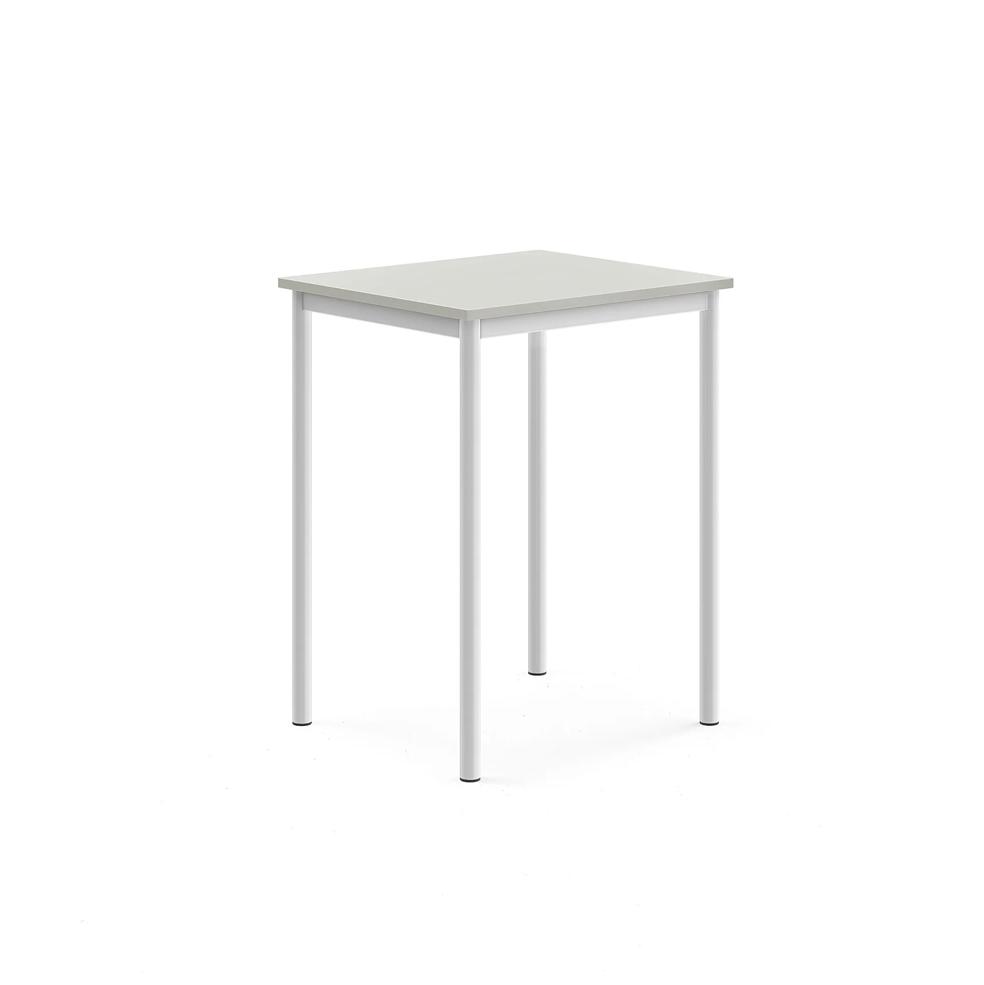 Pöytä BORÅS Korkeapainelaminaatti HPL, 700x600x900 mm, harmaa, valkoinen
