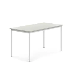Pöytä BORÅS Korkeapainelaminaatti HPL, 1400x700x720 mm, harmaa, valkoinen