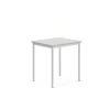 Pöytä BORÅS Korkeapainelaminaatti HPL, 700x600x720 mm, harmaa, valkoinen