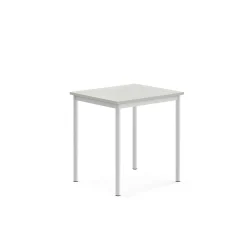 Pöytä BORÅS Korkeapainelaminaatti HPL, 700x600x720 mm, harmaa, valkoinen
