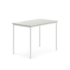 Pöytä BORÅS Korkeapainelaminaatti HPL, 1200x800x900 mm, harmaa, valkoinen