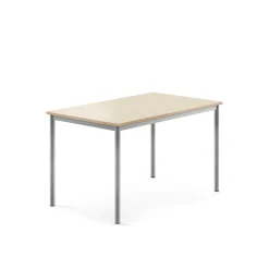 Pöytä BORÅS Korkeapainelaminaatti HPL, 1200x800x720 mm, koivu, hopeanharmaa