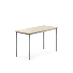 Pöytä BORÅS Korkeapainelaminaatti HPL, 1200x600x720 mm, koivu, hopeanharmaa