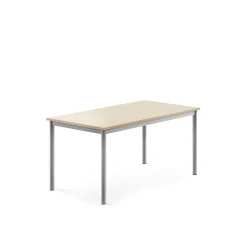 Pöytä BORÅS Korkeapainelaminaatti HPL, 1200x700x600 mm, koivu, hopeanharmaa