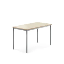 Pöytä BORÅS Korkeapainelaminaatti HPL, 1200x700x720 mm, koivu, hopeanharmaa
