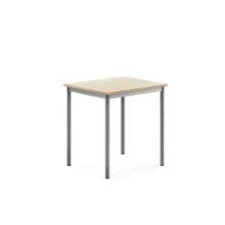 Pöytä BORÅS Korkeapainelaminaatti HPL, 700x600x720 mm, koivu, hopeanharmaa