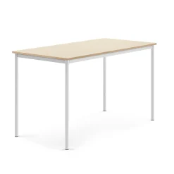 Pöytä BORÅS Korkeapainelaminaatti HPL, 1600x800x900 mm, koivu, valkoinen