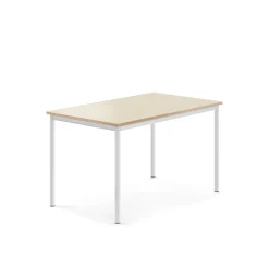 Pöytä BORÅS Korkeapainelaminaatti HPL, 1200x800x720 mm, koivu, valkoinen