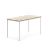 Pöytä BORÅS Korkeapainelaminaatti HPL, 1400x700x720 mm, koivu, valkoinen