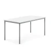 Pöytä BORÅS Korkeapainelaminaatti HPL, 1600x800x720 mm, valkoinen, hopeanharmaa