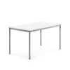 Pöytä BORÅS Korkeapainelaminaatti HPL, 1400x800x720 mm, valkoinen, hopeanharmaa