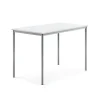 Pöytä BORÅS Korkeapainelaminaatti HPL, 1400x800x900 mm, valkoinen, hopeanharmaa