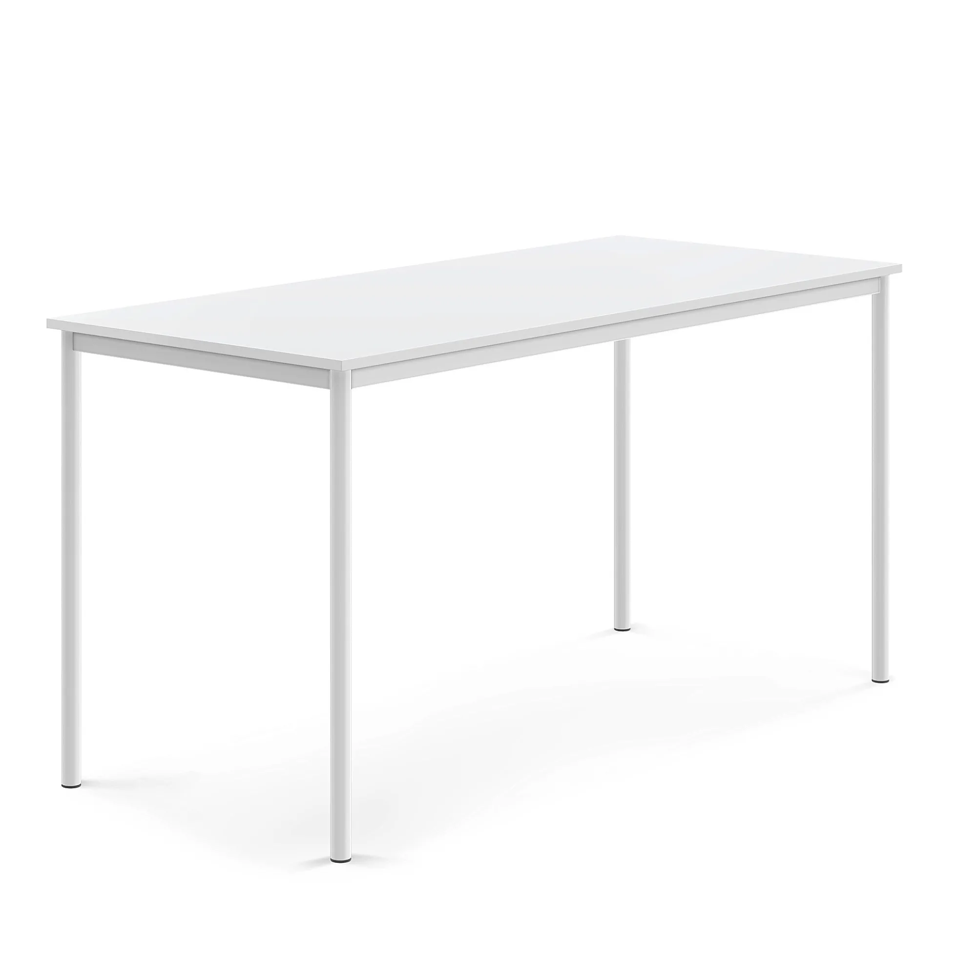 Pöytä BORÅS Korkeapainelaminaatti HPL, 1800x800x900 mm, valkoinen, valkoinen