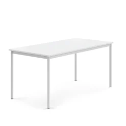 Pöytä BORÅS Korkeapainelaminaatti HPL, 1600x800x720 mm, valkoinen, valkoinen