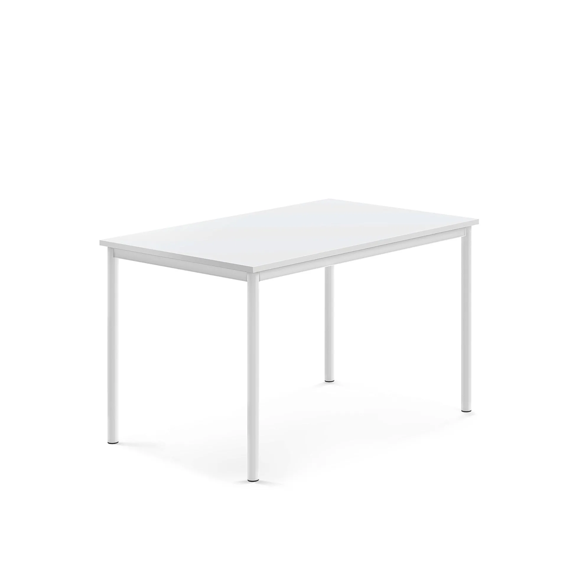 Pöytä BORÅS Korkeapainelaminaatti HPL, 1200x800x720 mm, valkoinen, valkoinen