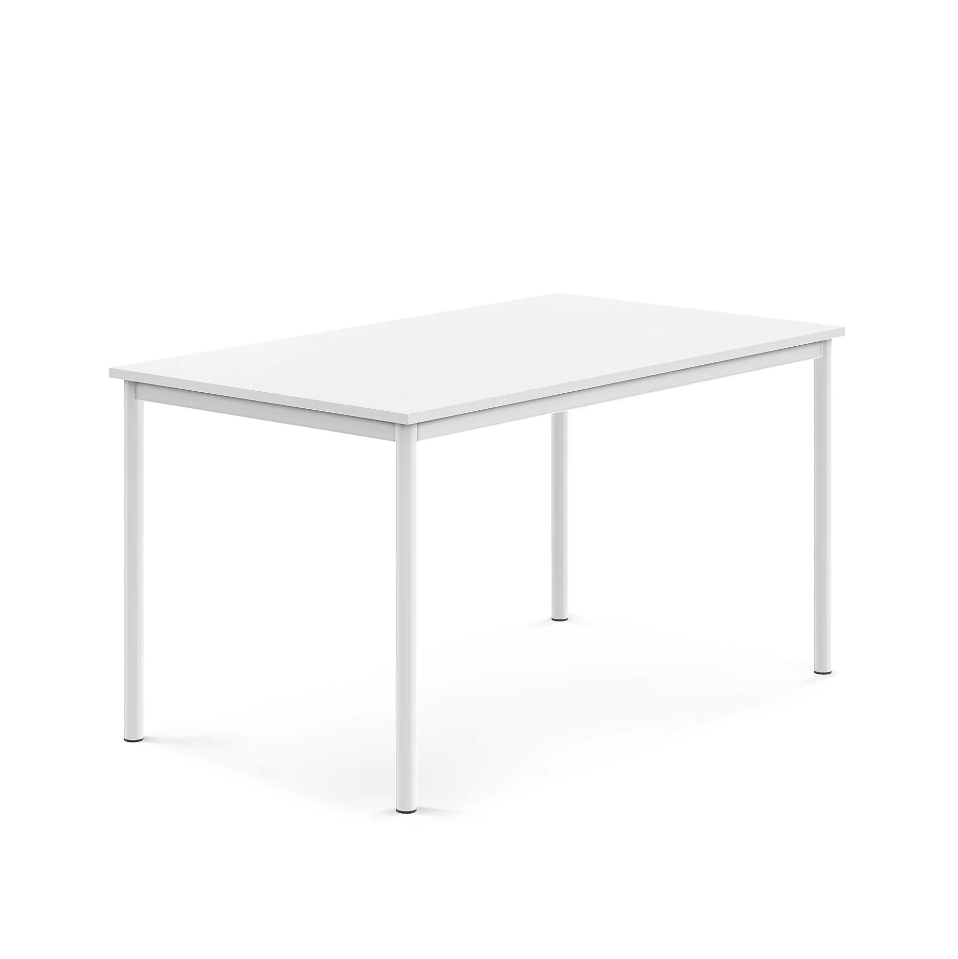 Pöytä BORÅS Korkeapainelaminaatti HPL, 1400x800x720 mm, valkoinen, valkoinen