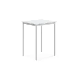 Pöytä BORÅS Korkeapainelaminaatti HPL, 700x600x900 mm, valkoinen, valkoinen