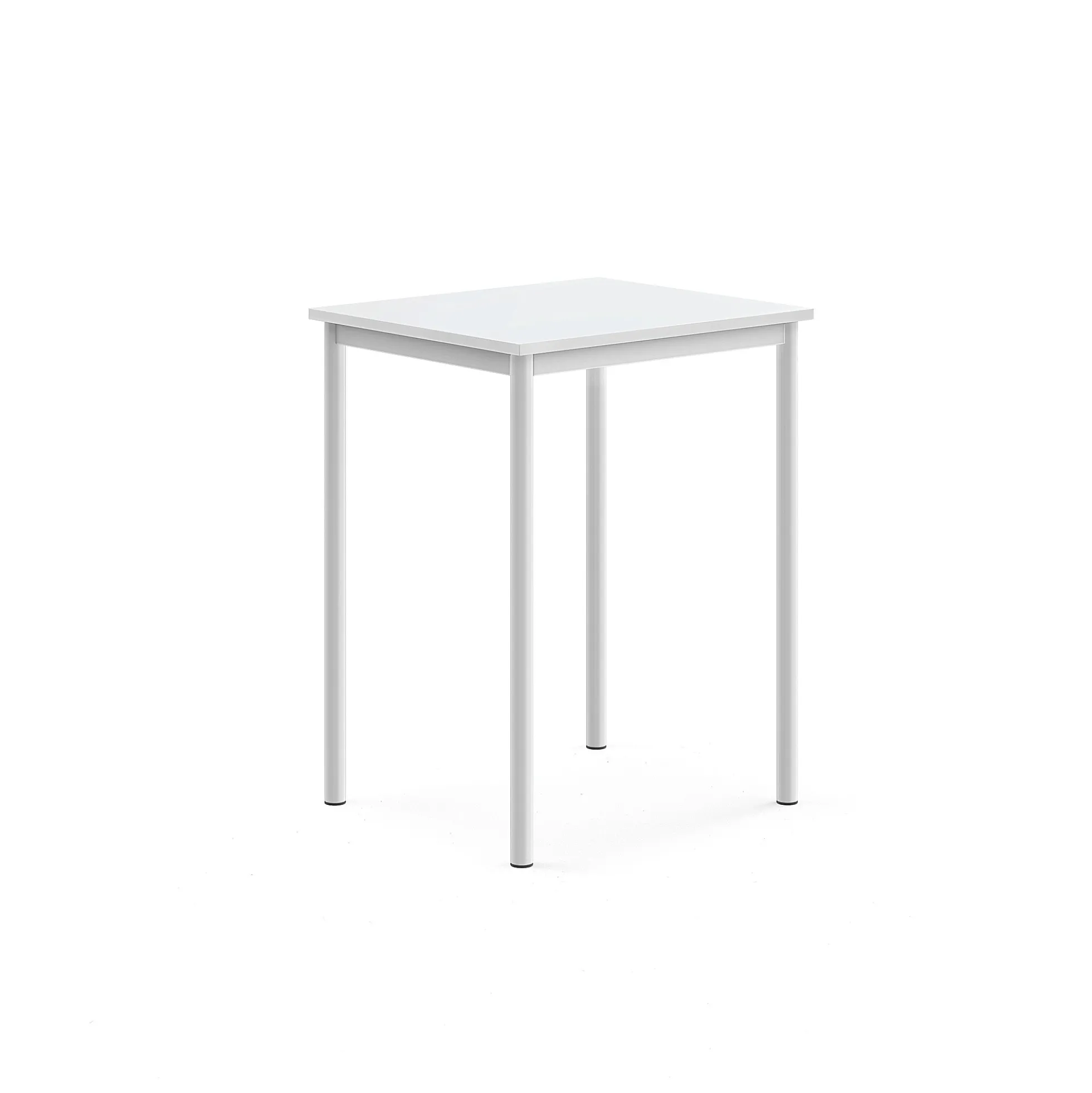 Pöytä BORÅS Korkeapainelaminaatti HPL, 700x600x900 mm, valkoinen, valkoinen