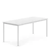 Pöytä BORÅS Korkeapainelaminaatti HPL, 1800x800x720 mm, valkoinen, valkoinen