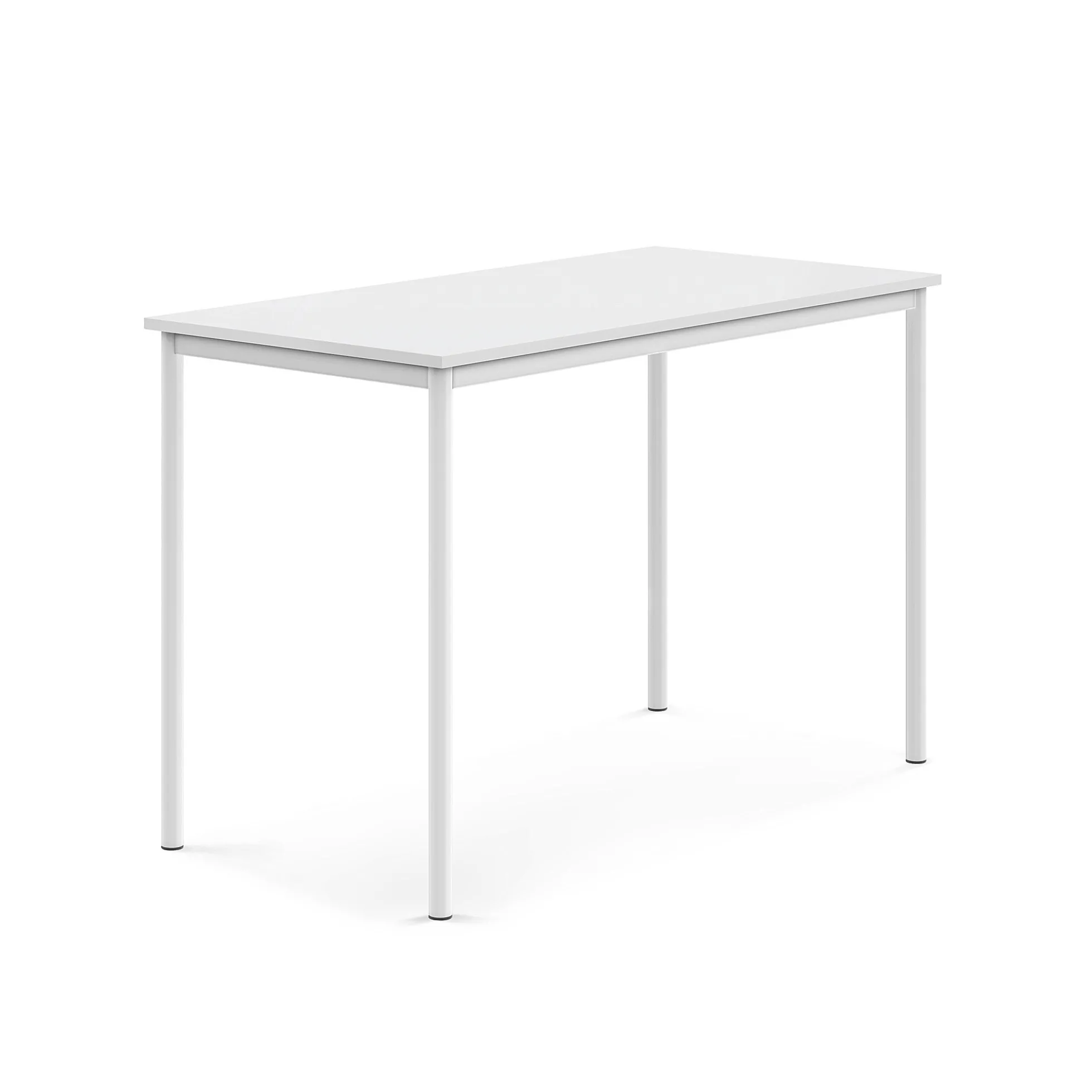 Pöytä BORÅS Korkeapainelaminaatti HPL, 1400x700x900 mm, valkoinen, valkoinen