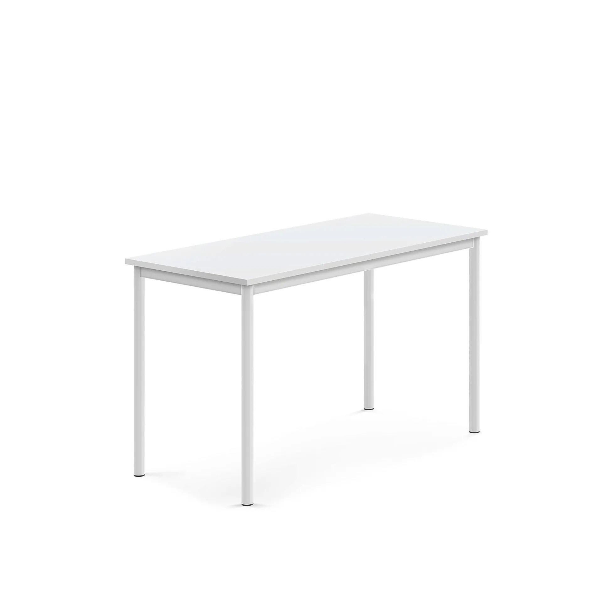 Pöytä BORÅS Korkeapainelaminaatti HPL, 1200x600x720 mm, valkoinen, valkoinen