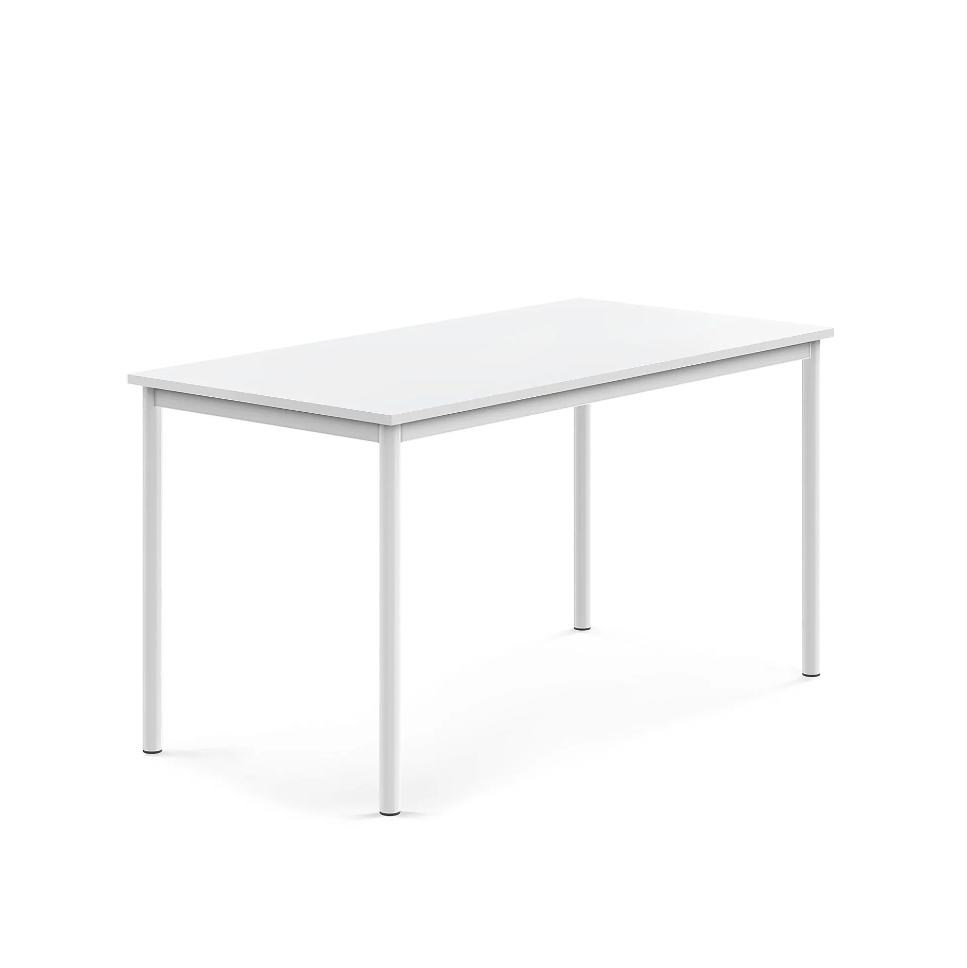 Pöytä BORÅS Korkeapainelaminaatti HPL, 1400x700x720 mm, valkoinen, valkoinen