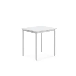 Pöytä BORÅS Korkeapainelaminaatti HPL, 700x600x720 mm, valkoinen, valkoinen