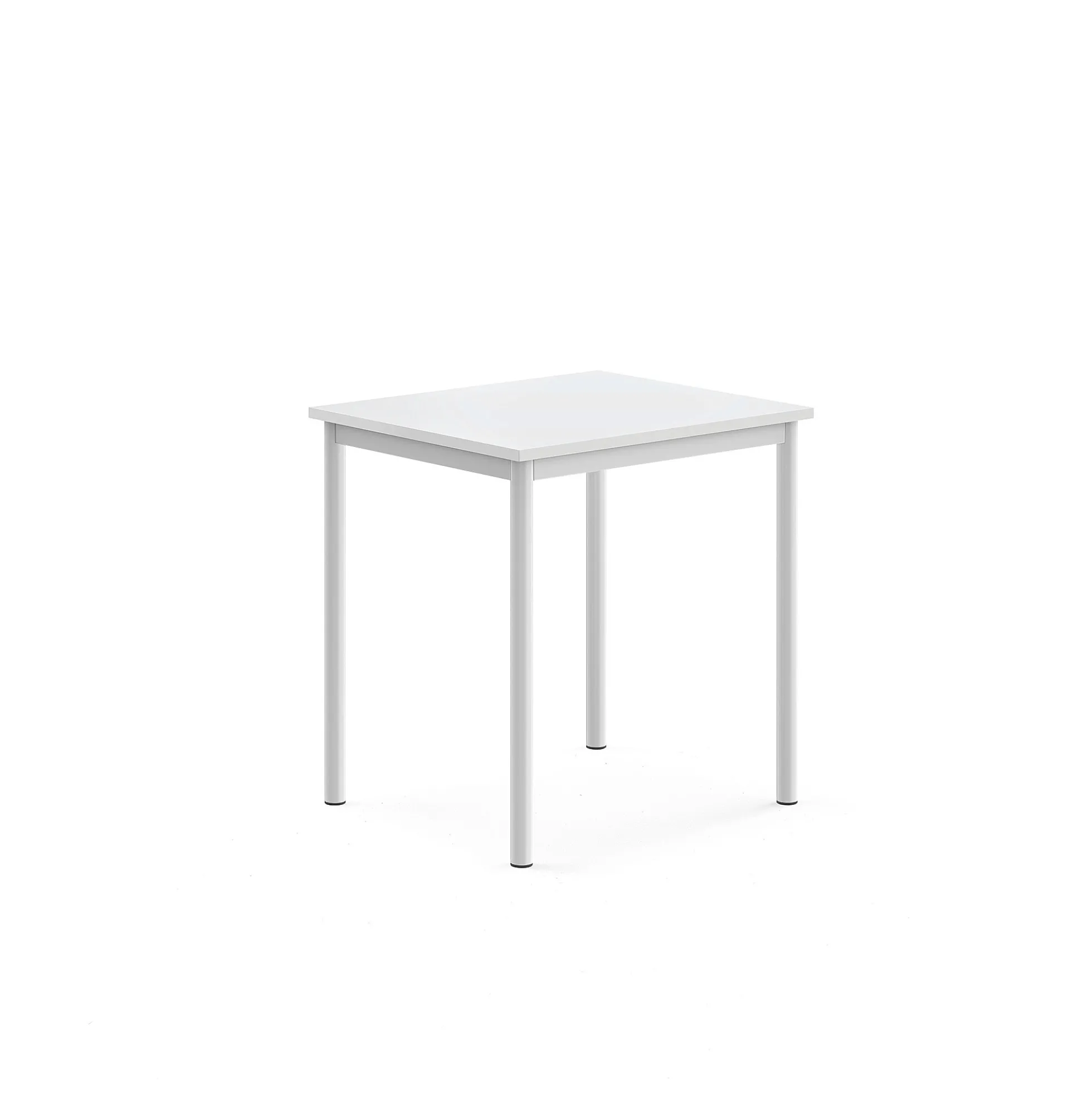 Pöytä BORÅS Korkeapainelaminaatti HPL, 700x600x720 mm, valkoinen, valkoinen