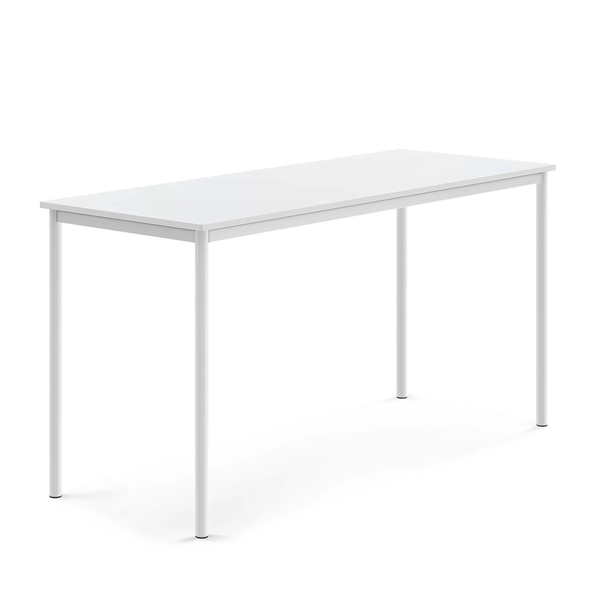 Pöytä BORÅS Korkeapainelaminaatti HPL, 1800x700x900 mm, valkoinen, valkoinen