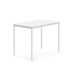Pöytä BORÅS Korkeapainelaminaatti HPL, 1200x800x900 mm, valkoinen, valkoinen