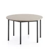Pöytä BORÅS PLUS Ø1200x720 mm, saarnilaminaatti, antrasiitinharmaa