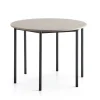 Pöytä BORÅS PLUS Ø1200x900 mm, saarnilaminaatti, antrasiitinharmaa